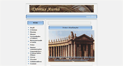 Desktop Screenshot of domusaurea.com.br