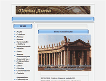 Tablet Screenshot of domusaurea.com.br